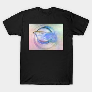 Blue Flame-Available As Art Prints-Mugs,Cases,Duvets,T Shirts,Stickers,etc T-Shirt